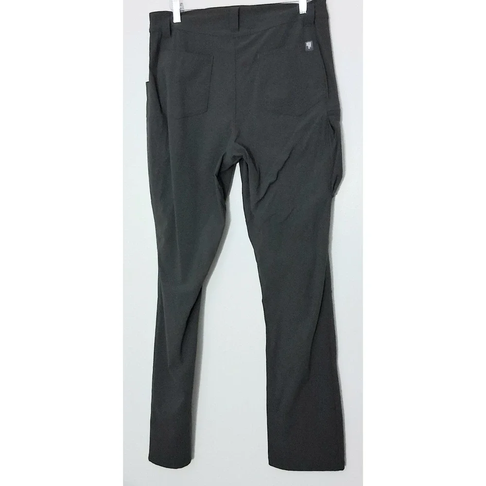 The North Face Pants Men's Size 32 Gray Zip Cargo Pockets Hiking Nylon Preowned